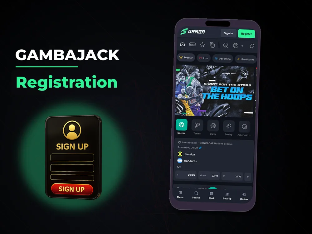 Gambajack - Registration