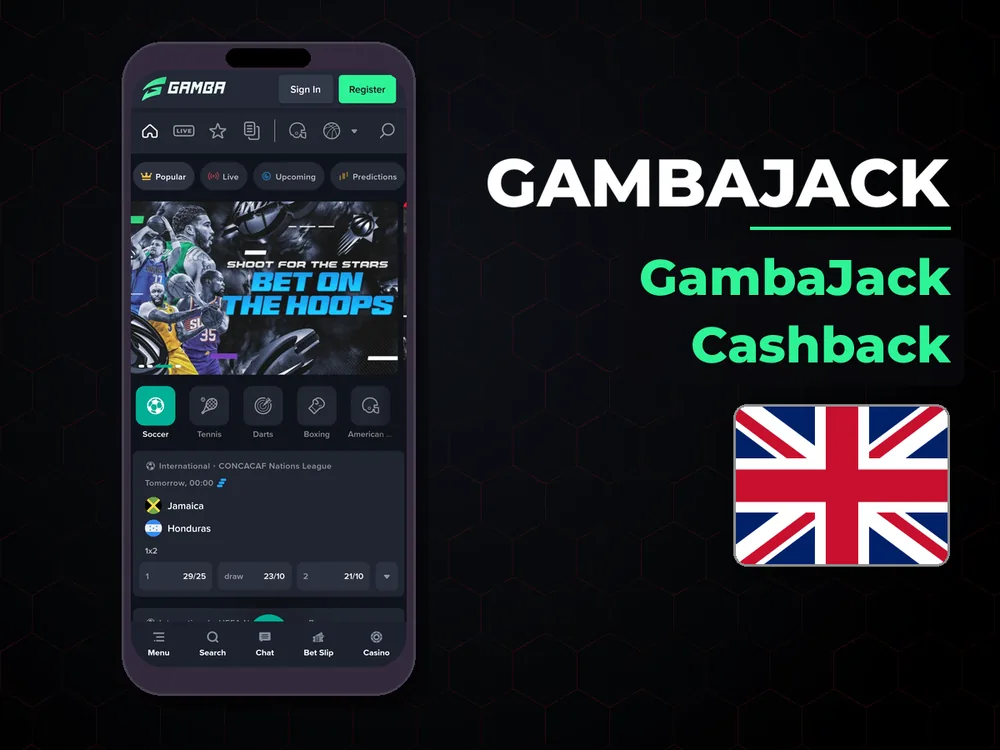 Gambajack - GambaJack Cashback