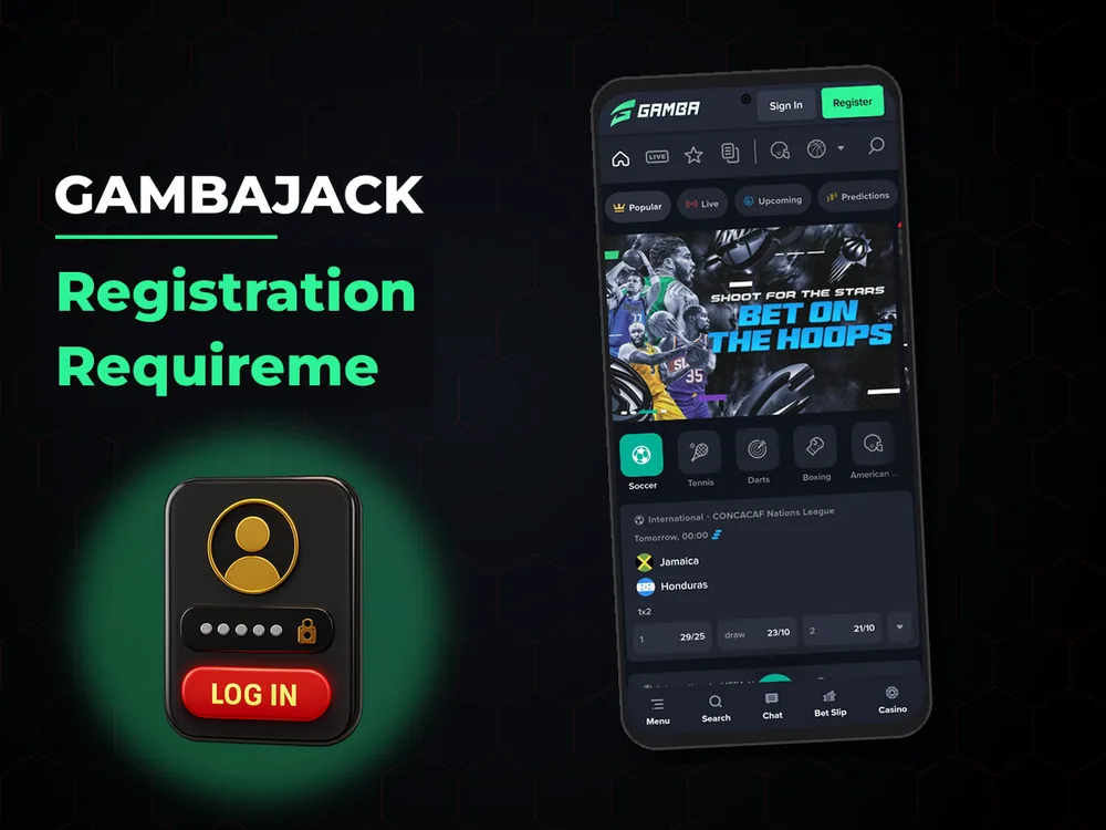 Gambajack - Registration Requireme