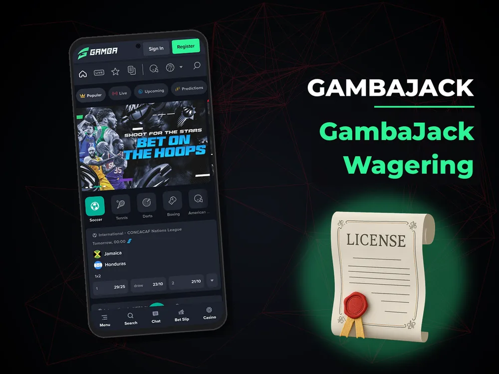 Gambajack - GambaJack Wagering