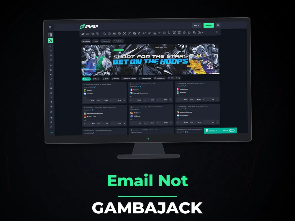 Gambajack - Email Not